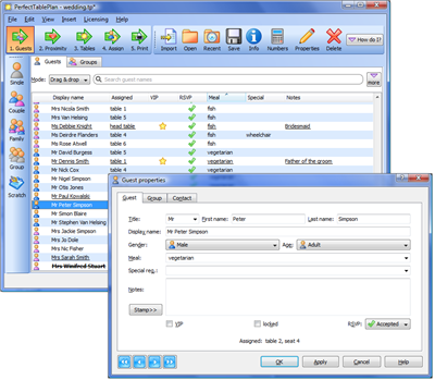 manage your guest list