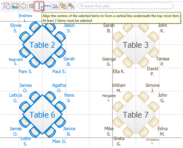 set default group proximity