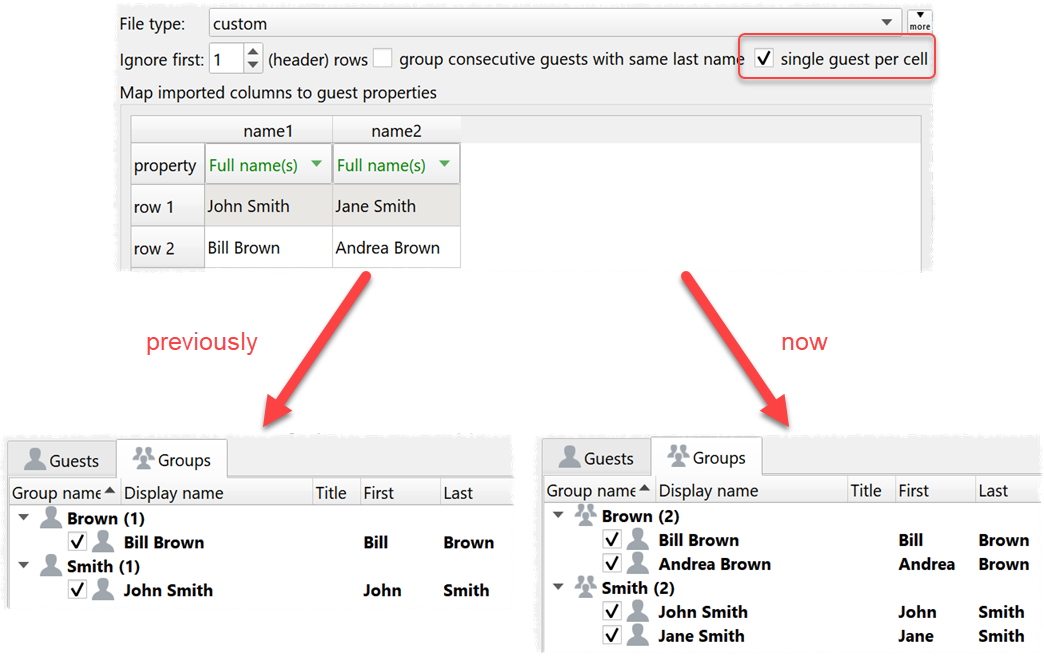 Import single bug