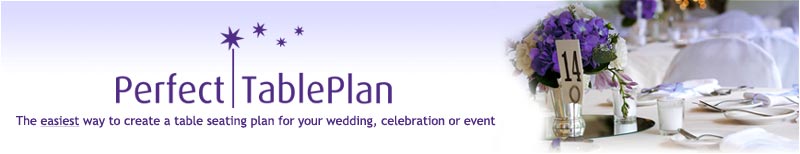 Perfect Table Plan - create a table seating plan for your wedding or event