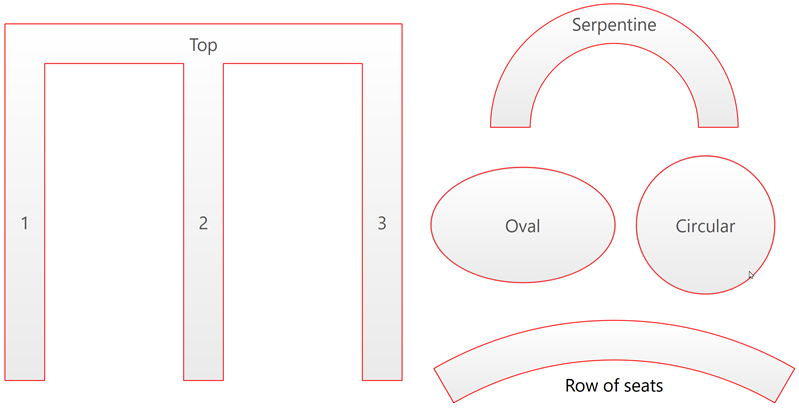 v7 table selection areas