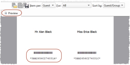 preview barcode