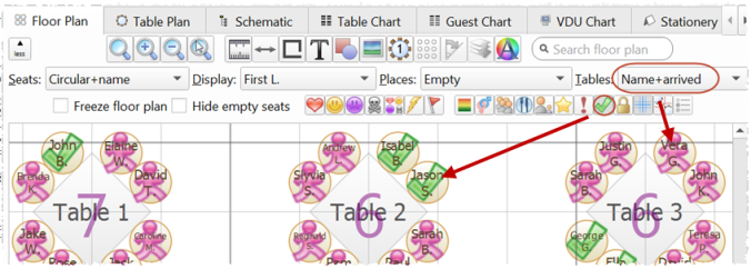 assign seats in real-time