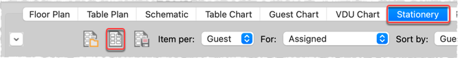stationery layout
