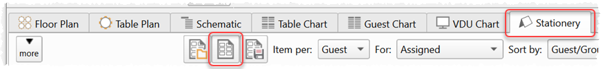 stationery layout