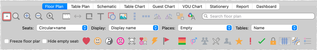 floor plan controls