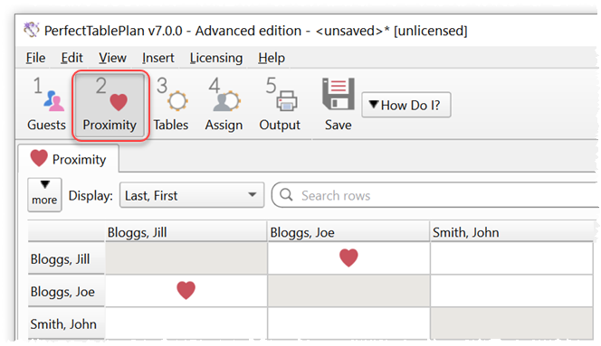 guest proximity pane
