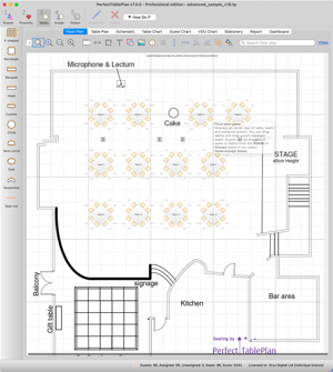Floor plan with background image