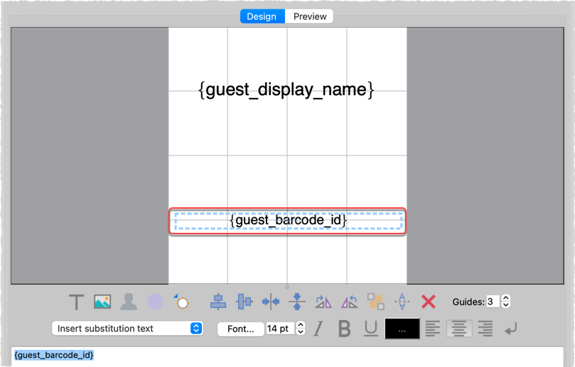 add barcode for check-in