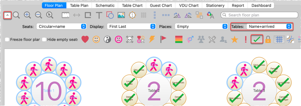 assign seats in real-time