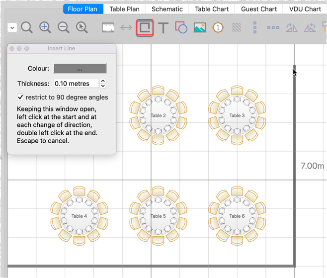 add walls to the floor plan add walls to the floor plan