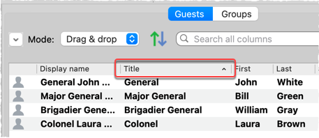seating order of precedence