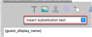 merge text into place card