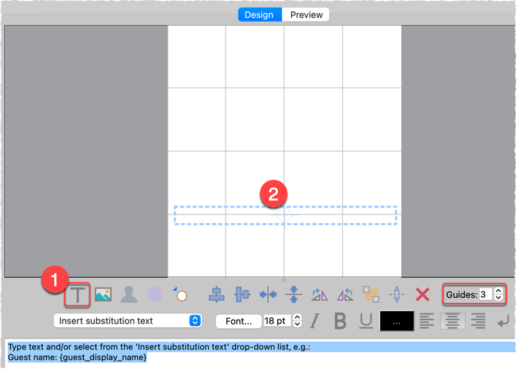add text to place card