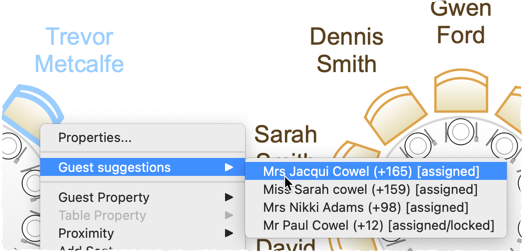 guest seating guest seating