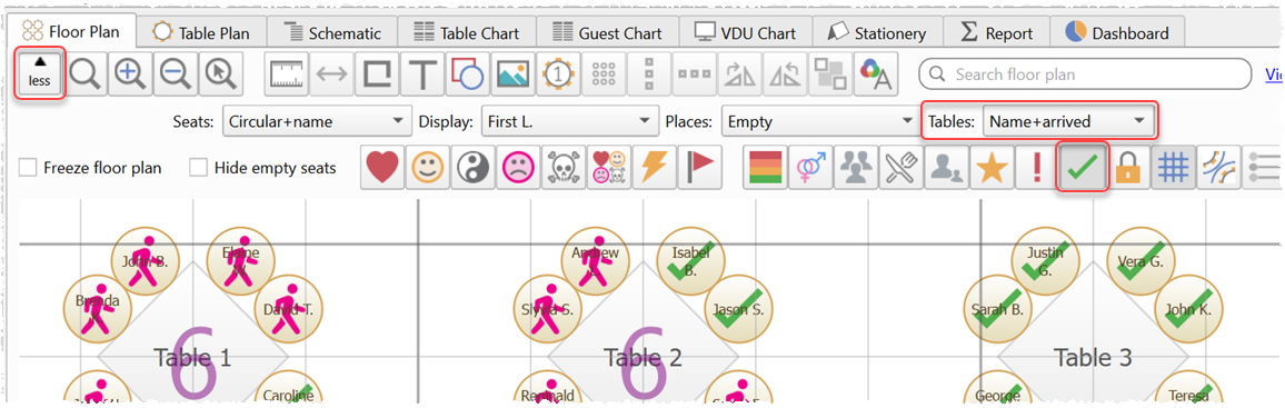 assign seats in real-time