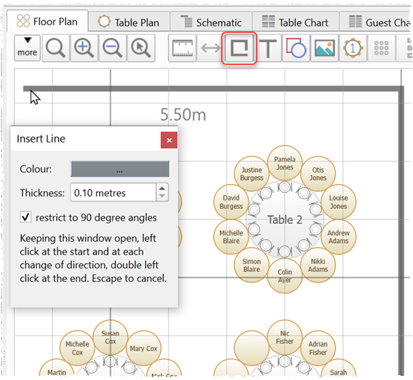 add walls to the floor plan add walls to the floor plan