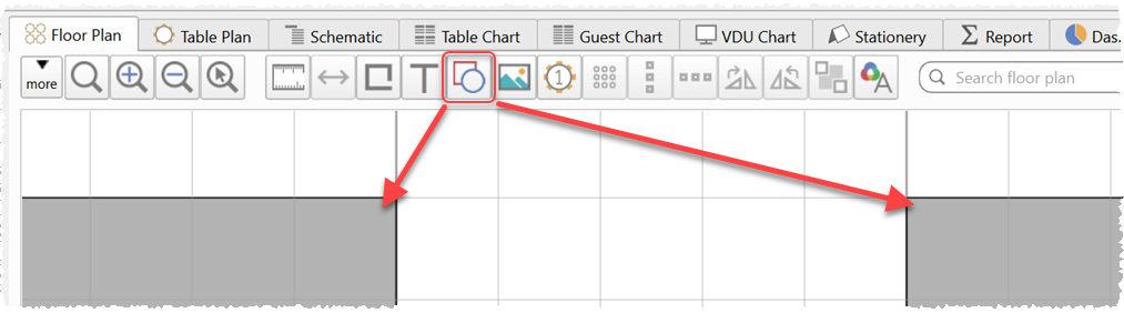 create a non-rectangular room create a non-rectangular room