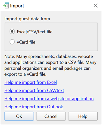 import guest list window