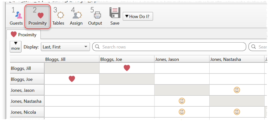guests proximity pane