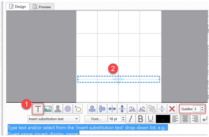 add text to place card