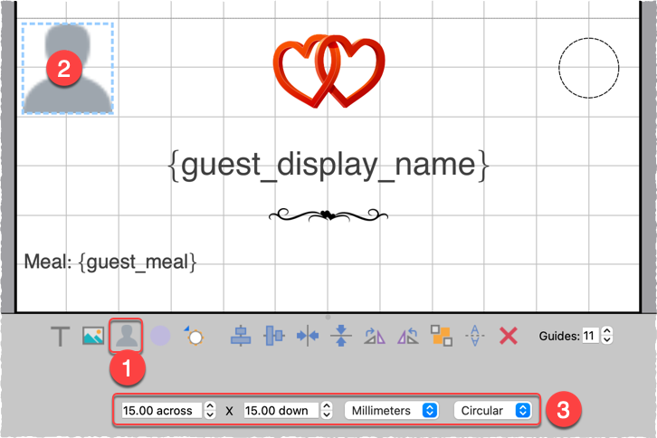 adding guest images to place cards adding guest images to place cards