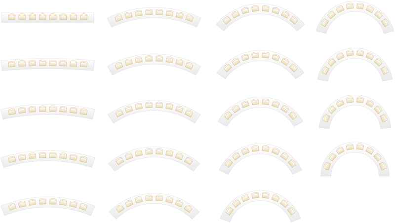 curved seats curved seats