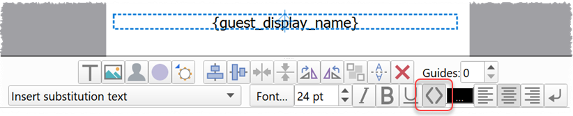 Interpret substitited text as HTML Interpret substitited text as HTML