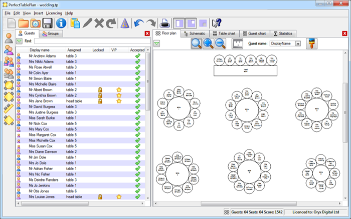 PerfectTablePlan v1