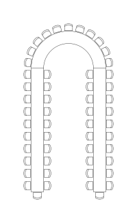 horseshoe seating template
